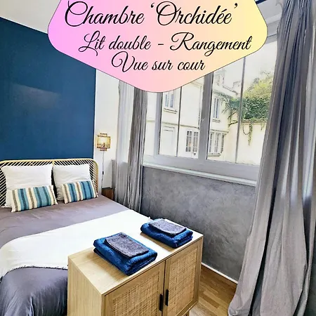 شقة Refuge Urbain - Ideal Pour Familles & Amis - Calme En Plein Centre-ville - Wifi Debit - Netflix - Machine A Laver - Gare, Cathedrale De Reims, Commerces, Restaurants & Transports En Commun Accessibles A Pied En Moins De 10 Minutes رانس