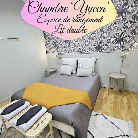 Apartmán Refuge Urbain - Ideal Pour Familles & Amis - Calme En Plein Centre-ville - Wifi Debit - Netflix - Machine A Laver - Gare, Cathedrale De Reims, Commerces, Restaurants & Transports En Commun Accessibles A Pied En Moins De 10 Minutes Remeš