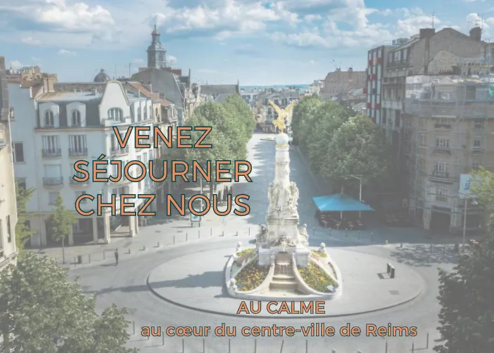 Апартаменты Refuge Urbain - Ideal Pour Familles & Amis - Calme En Plein Centre-ville - Wifi Debit - Netflix - Machine A Laver - Gare, Cathedrale De Reims, Commerces, Restaurants & Transports En Commun Accessibles A Pied En Moins De 10 Minutes Реймс